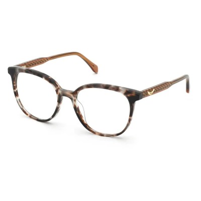 очила,zadig&voltaire,vzv438,butterfly,woman,glasses,shiny,havana,opal,cream