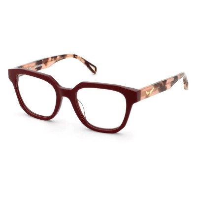 очила,zadig&voltaire,vzv445,geometric,woman,glasses,shiny,full,bordeaux,(brown)