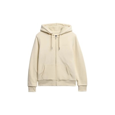 блуза,дамски,блузи,superdry,borg,lined,full,zip,sweatshirt,turtledove,cream,(beige)