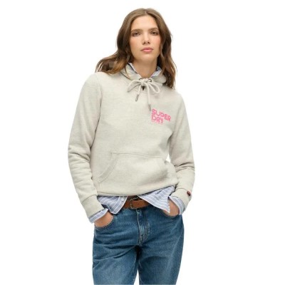 суичър,дамски,блузи,superdry,neon,hoodie,beige