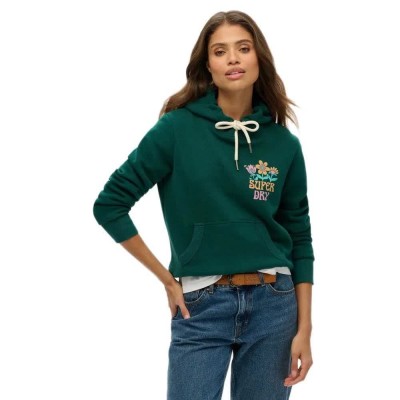 суичър,дамски,блузи,superdry,summer,garden,hoodie,green