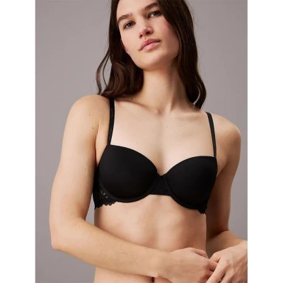 дамско,бельо,дамски,бикини,и,танкини,calvin,klein,lightly,lined,balcon,bra,black