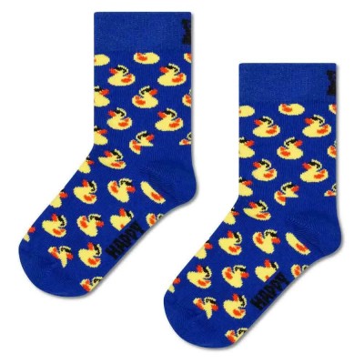 чорапи,детски,чорапи,happy,socks,rubber,duck,crew,socks,blue,(navy)