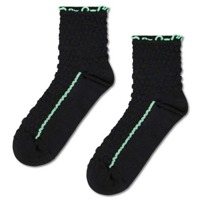 чорапи,мъжки,чорапи,дамски,чорапи,happy,socks,structure,slinky,1,4,crew,socks,black,(black)
