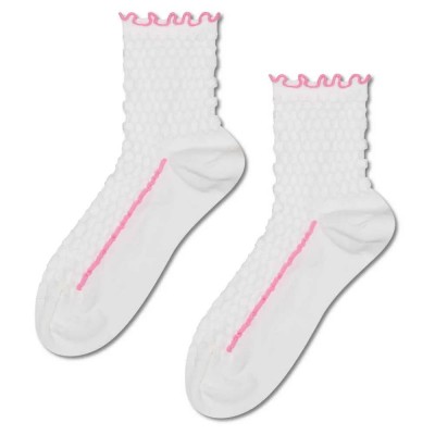 чорапи,мъжки,чорапи,дамски,чорапи,happy,socks,structure,slinky,1,4,crew,socks,white,(white)