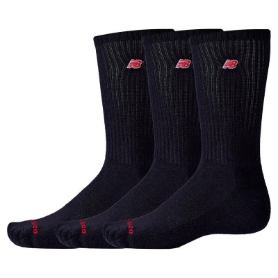чорапи,мъжки,чорапи,new,balance,patch,logo,crew,socks,3,pairs,black