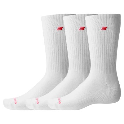 чорапи,мъжки,чорапи,дамски,чорапи,new,balance,patch,logo,crew,socks,3,pairs,white,(white)