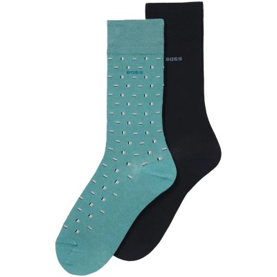 чорапи,мъжки,чорапи,boss,mini,iconic,mc,10263508,socks,2,pairs,turquoise,aqua