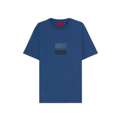 тениска,мъжки,тениски,hugo,dusplit,10266462,01,t,shirt,medium,blue,(blue)