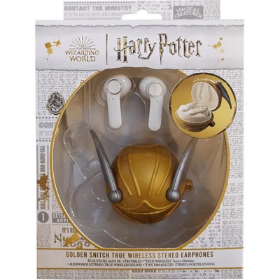 слушалки,слушалки,nacon,golden,snitch,harry,potter,wireless,earphones,white,golden,(multicolour)