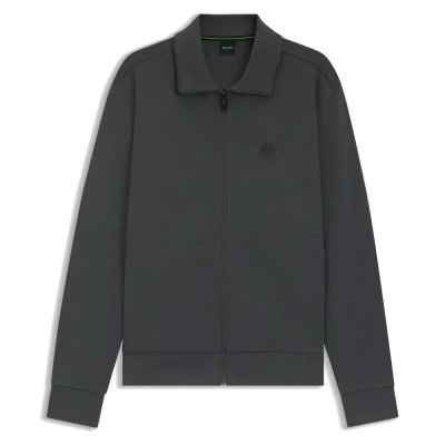 блуза,мъжки,пуловери,boss,future,10267102,01,full,zip,sweatshirt,grey