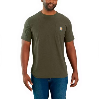 тениска,мъжки,тениски,carhartt,force,pocket,short,sleeve,t,shirt,basil,heather,(green)
