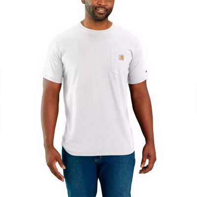 тениска,мъжки,тениски,carhartt,force,pocket,short,sleeve,t,shirt,white