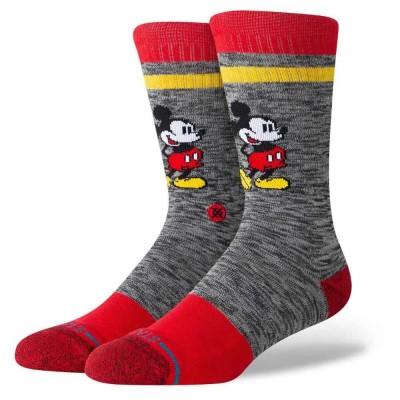 чорапи,мъжки,чорапи,stance,vintage,disney,2020,socks,grey,(black)