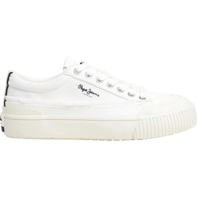 маратонки,дамски,маратонки,pepe,jeans,ben,fresh,trainers,white