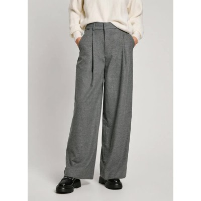 панталони,дамски,панталони,pepe,jeans,demi,pants,marl,grey,(grey)