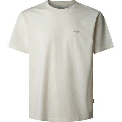 тениска,мъжки,тениски,pepe,jeans,jacko,short,sleeve,t,shirt,off,white,(beige)
