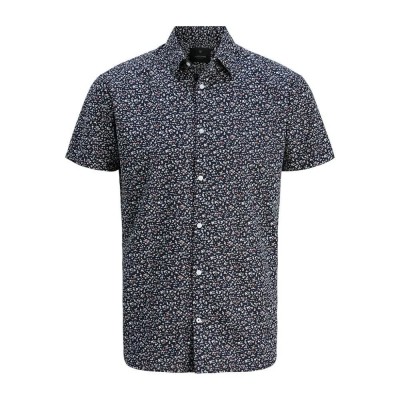 риза,с,къс,ръкав,мъжки,ризи,jack,&,jones,lasummer,print,short,sleeve,shirt,night,sky,(blue)