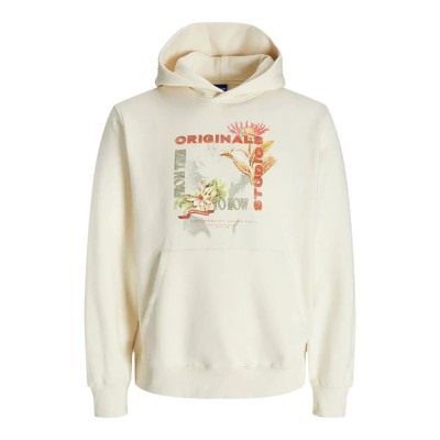 суичър,мъжки,пуловери,jack,&,jones,lucca,graphic,hoodie,beige,(antique,white)