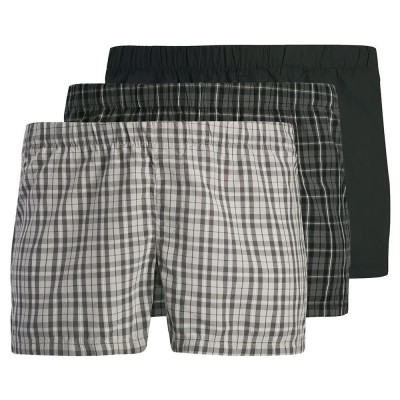 боксерки,мъжко,бельо,jack,&,jones,milano,plus,size,boxers,3,units,multicolor,(black,black,check,grey,check)