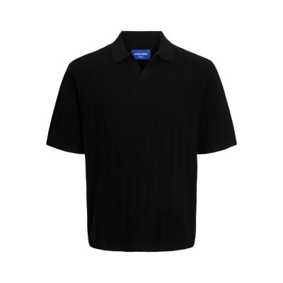 мъжки,блузи,с,яка,jack,&,jones,varenna,split,short,sleeve,polo,black,(black)