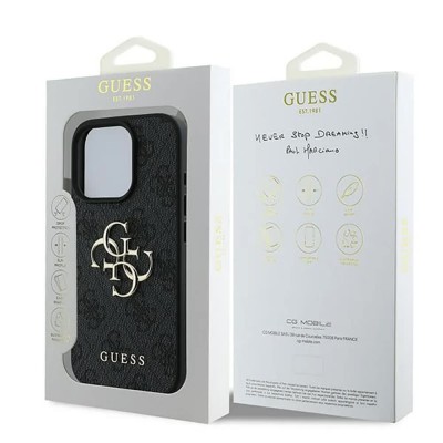 други,аксесоари,guess,guhcp16l4gmggr,iphone,16,pro,6.3´´,phone,case,black,(black)