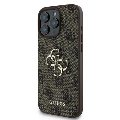 други,аксесоари,guess,guhcp16l4gmgbr,iphone,16,pro,6.3´´,phone,case,brown,(brown)