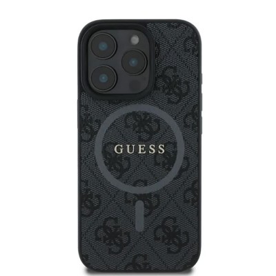 други,аксесоари,guess,guhmp16lg4gfrk,iphone,16,pro,6.3´´,phone,case,black,(black)