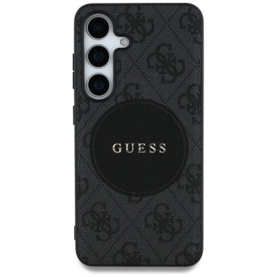 други,аксесоари,guess,guhms25mp4pgrsgk,magsafe,samsung,galaxy,s25+,phone,case,black,(black)
