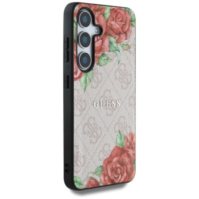 други,аксесоари,guess,guhms25sp4ropemcp,magsafe,samsung,galaxy,s25,phone,case,beige,pink,(pink)