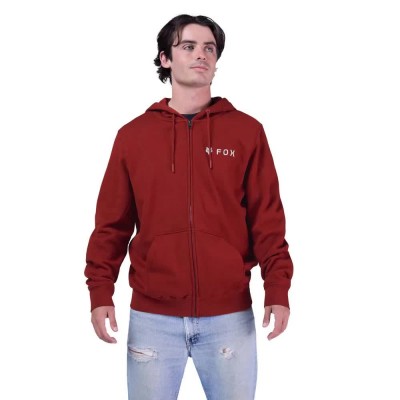 блуза,мъжки,пуловери,fox,racing,absolute,full,zip,sweatshirt,red,(rust)