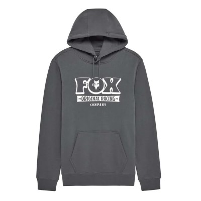 суичър,мъжки,пуловери,fox,racing,banner,hoodie,grey,(dark,shadow)
