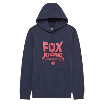 суичър,мъжки,пуловери,fox,racing,bolt,hoodie,blue,(midnight)