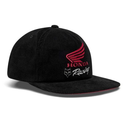 шапка,всички,шапки,fox,racing,honda,cap,black,(black)