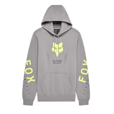 суичър,мъжки,пуловери,fox,racing,shield,hoodie,grey,(steel,grey)