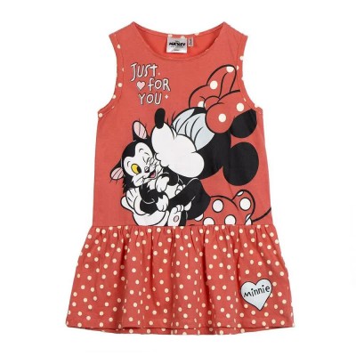 рокля,дамски,поли,и,рокли,disney,minnie,sleeveless,dress,red,orange,(light,red)