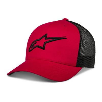 шапка,всички,шапки,alpinestars,ageless,trucker,cap,red,black,(red)