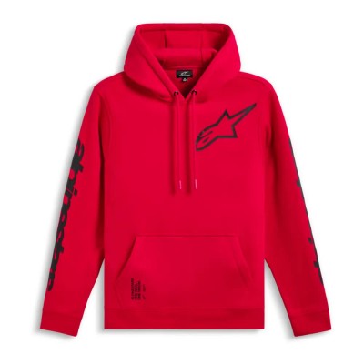 суичър,мъжки,пуловери,alpinestars,triple,hoodie,red