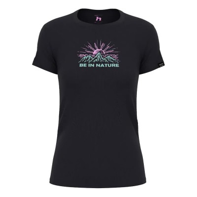 тениска,дамски,тениски,hannah,adria,short,sleeve,t,shirt,black,(anthracite)