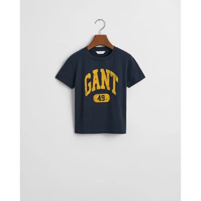 тениска,детски,тениски,gant,49,archive,print,805208,short,sleeve,t,shirt,evening,blue,(blue)