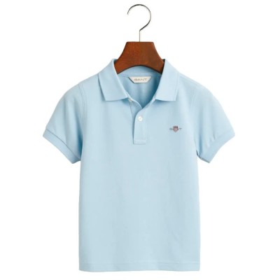 риза,с,къс,ръкав,детски,ризи,gant,802546,short,sleeve,shirt,blue,(calming,blue)