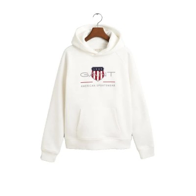 суичър,детски,блузи,gant,906884,hoodie,white,(eggshell)