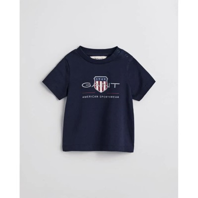 тениска,детски,тениски,gant,archive,shield,short,sleeve,t,shirt,blue,(evening,blue)
