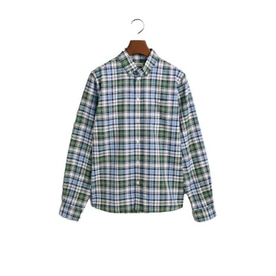 риза,с,дълъг,ръкав,детски,ризи,gant,930491,long,sleeve,shirt,green,blue,(clear,sky)