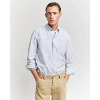 риза,с,дълъг,ръкав,мъжки,ризи,gant,heritage,sriped,relaxed,fit,long,sleeve,shirt,blue