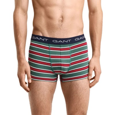боксерки,мъжко,бельо,gant,rugger,trunk,boxers,3,units,woody,green,(green)