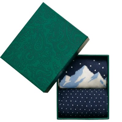 чорапи,мъжки,чорапи,gant,ski,atwork,socks,2,pairs,evening,blue,(blue)