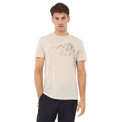 тениска,мъжки,тениски,viking,morain,bamboo,short,sleeve,t,shirt,beige