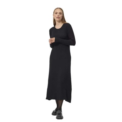 рокля,дамски,поли,и,рокли,redgreen,dolores,long,sleeve,midi,dress,black,(black)