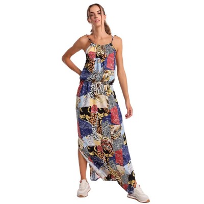 дънки,дамски,поли,и,рокли,lois,jeans,8486,sleeveless,long,dress,multicolor,(multicolored)